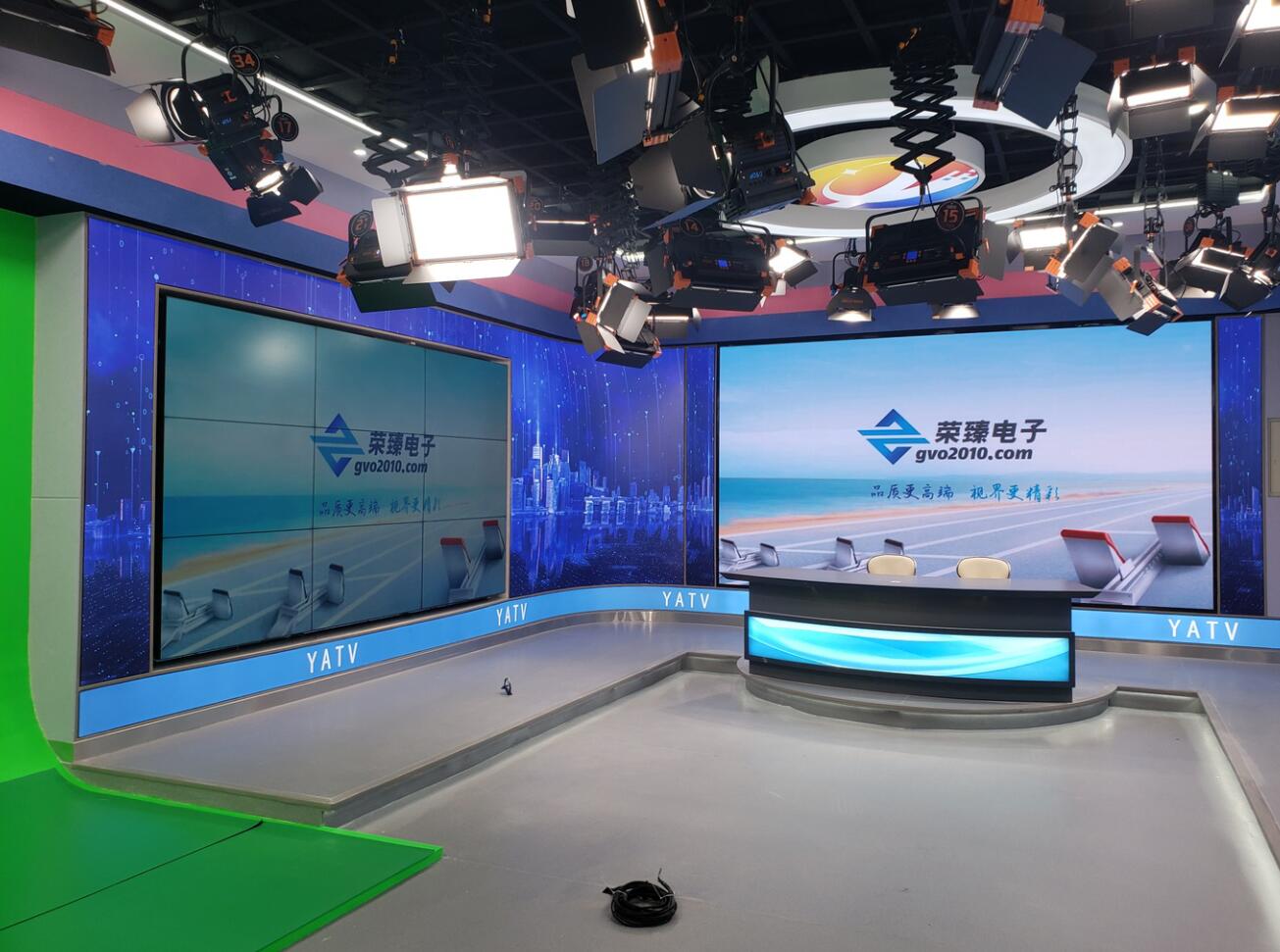 安徽义安区融媒体中心显示屏建设完成